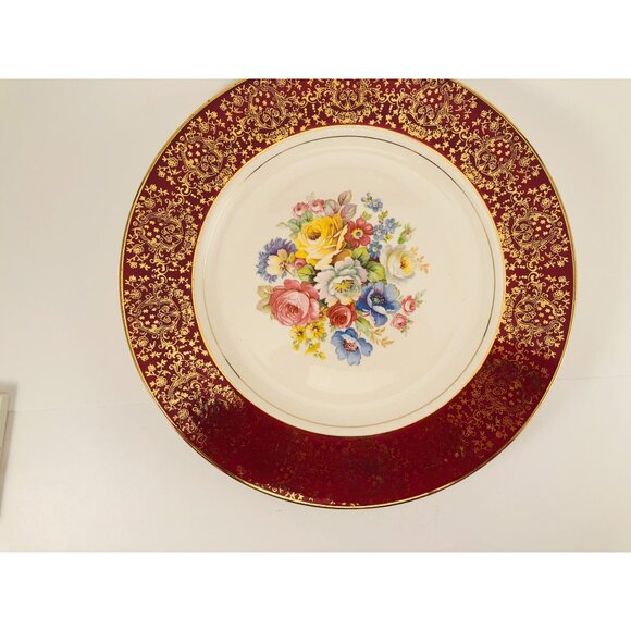Set of 2 Gold Plated Plates - Picture 7 of 15